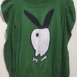 Green 🟢 Winter Top For Girl Or Woman 30 Bust