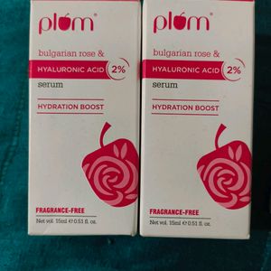 Plum Bulgarian Rose& Hyaluronic Acid 2% Face Serum