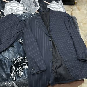 Black Lining Coat Pant For Gents