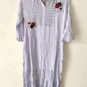 Women's Lavender Printed Kurti