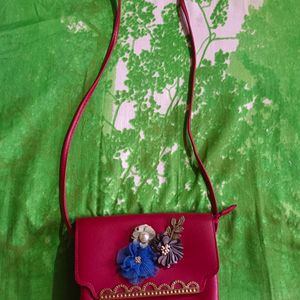 Maroon Slingbag For Women