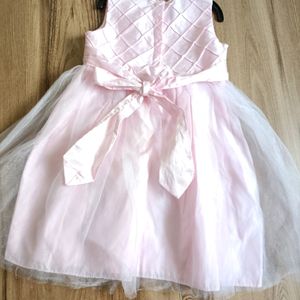 CUTE BABY PINK COLOUR FROCK