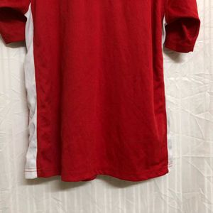 Biz Collection Red Collar T Shirt