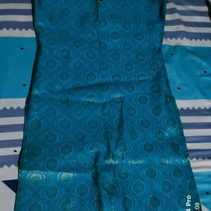 Women Kalamkari Cotton Blend Straight Kurta, Size- S