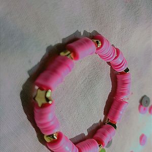 Handmade Fimo Beads Bracelet