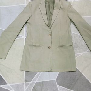 Thrifted Blazer - Beige