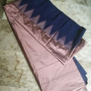 Brand new silk border saree attached फॉल