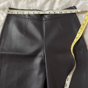 Zara Premium High waist  Leather Pants 💜