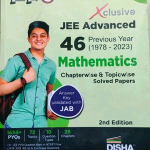 Disha 47 years JEE ADV pyqs Book