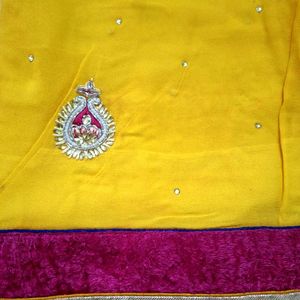 Zardozi Handwork Saree