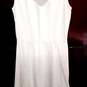 H&M White Skater Dress