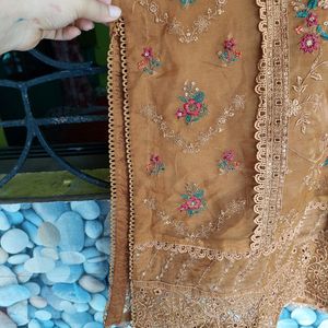 Sadabahar Organza Suit Pakistani