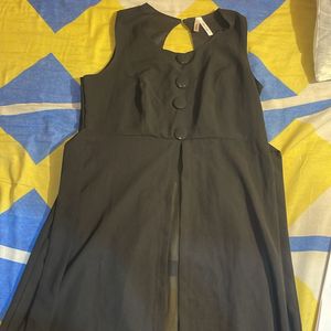 Black Crop Kurti