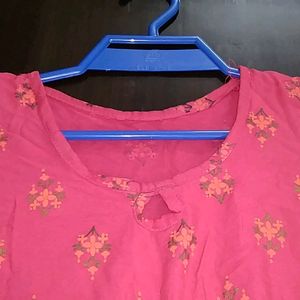 Floral Embroidered Kurti