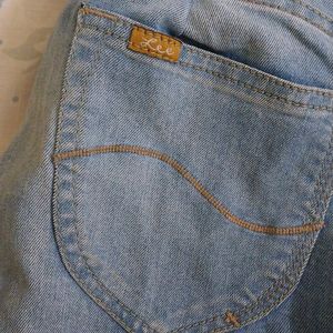 Fade Blue Straight Fit Jeans 32 Waist