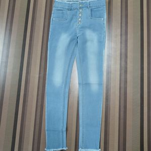 W-14 Size-28 Slim Fit Women Denim Jeans