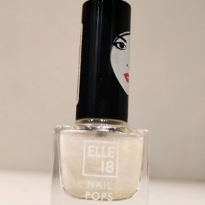 Shimmery White Nailpolish