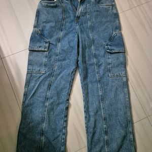 Blue Cargo Jeans