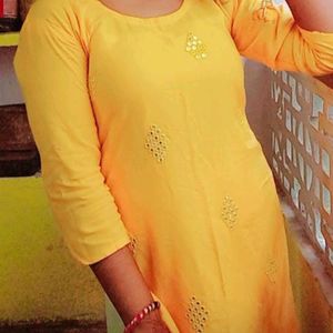 Yellow Kurti