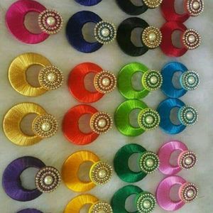 Handmade chandbali earrings