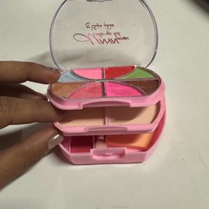 3 In 1 Makeup Ki With Mirror