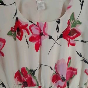 Floral aesthetic dress