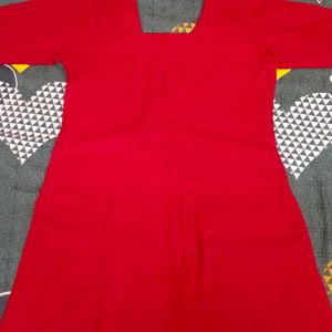 Red ♥️ Daily Wear Wollen Kurta