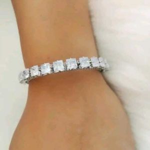 Diamond Silver plated Bracelet