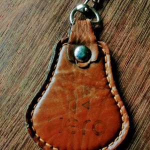 Used Scooty Leather Keychain