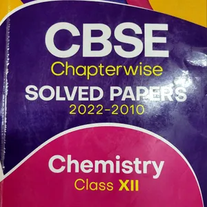 Arihant Class 12Th CBSE chapterwise Solved Paper