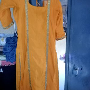 Orange Formal Kurti