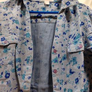 Floral Print Shirt For Women