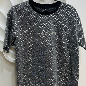 Silver Party Shimmer Tshirt