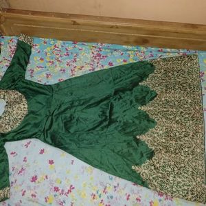 Green Party Gown Dress