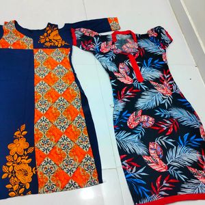 Simple Women Kurti Pack Of 2