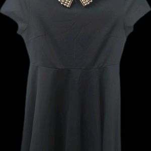 Shein Black Skater Dress