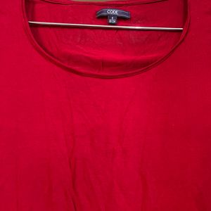 Code Solid Red T-shirt - Medium