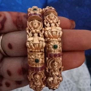 Golden Lakshmi Bangles