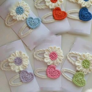 Crochet 1 Pair Of Clips