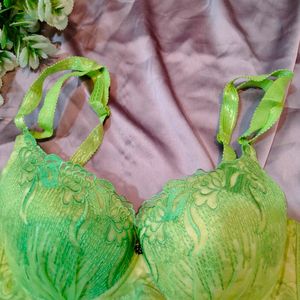 Fluorescent Green Bra