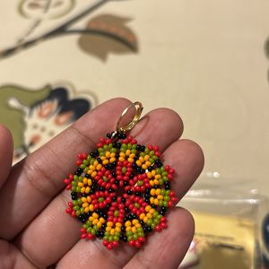 Beautiful Multicolor Mandala Earrings