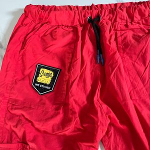 Red Cool Joggers New