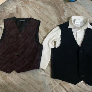 Van Heusen 1shirt 2 Waistcoats