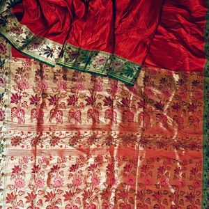 100% Pure Rare Paithani Silk Saree