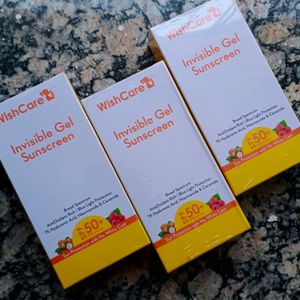 WishCare Invisible Gel Sunscreen -3