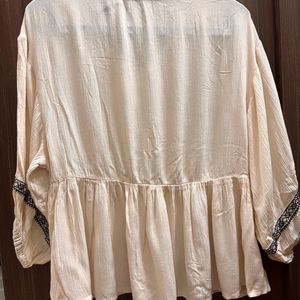 Offwhite Indian Wear Top