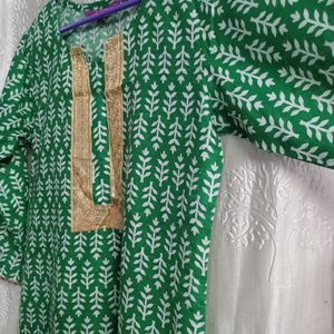 New Kurta With Gota Work