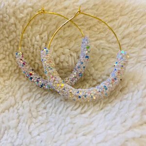 Combo Of 2 Chunky Hoop Earrings