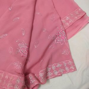 Pink Saree