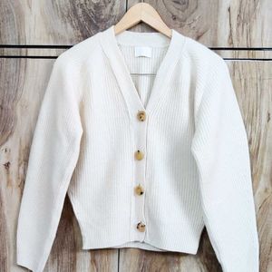 Cream Colour Cardigan Size-34-36